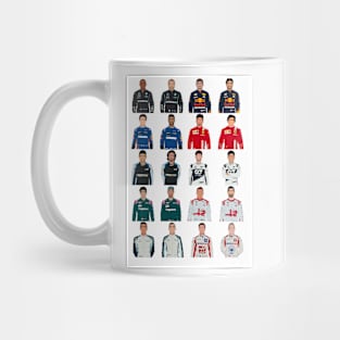 Formula 1 2021 driver line-up Mug